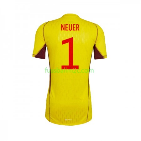 Fußballtrikots Deutschland Manuel Neuer 1 Torwart Kinder Auswärts Trikotsatz WM 2022